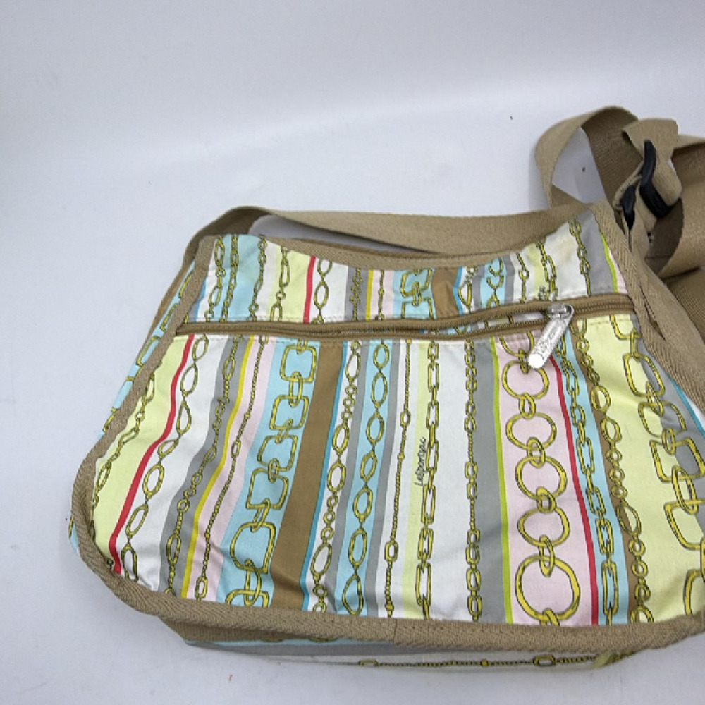 LeSportsac Beige Nylon Shoulder Bag - Picture 3 of 8